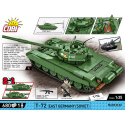 Klocki Armed Forces T-72 (East Germany/Soviet)