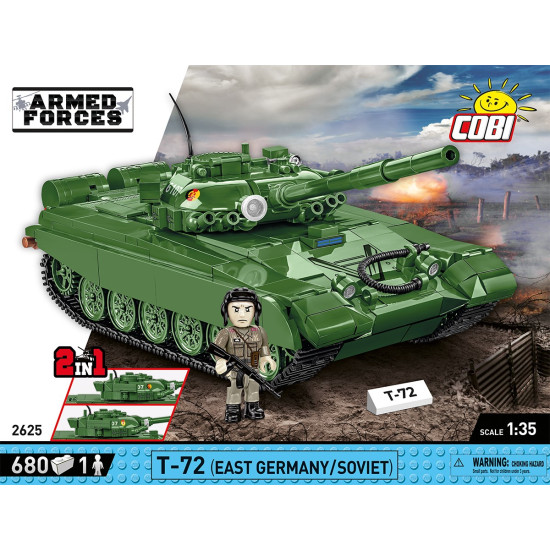 Klocki Armed Forces T-72 (East Germany/Soviet)