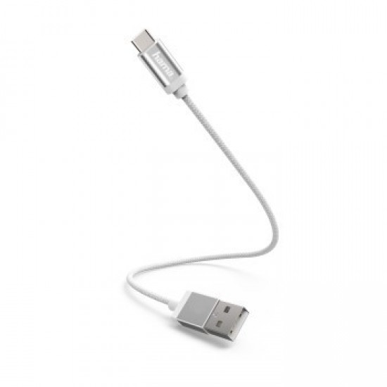 Kabel ładujący USB-C 0,2m Biały 