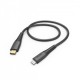 Kabel ładujący USB-C lightning 1,5m Czarny 