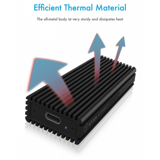 Obudowa IB-1816M-C31 Type-C na PCIe NVMe M.2 