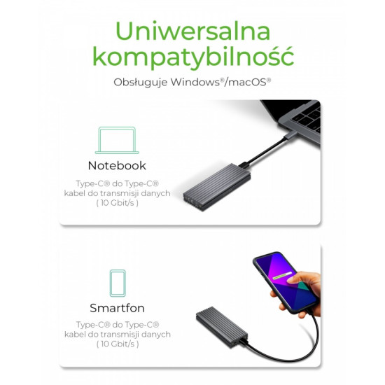 Obudowa IB-1817M-C31 M.2 NVMe SSD 