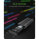 IB-1824ML-C31 Obudowa M.2 NVMe z oświetleniem RGB 