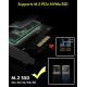 Karta PCI na M.2 SSD NVMe IB-PCI208-HS z radiatorem 