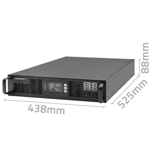 Zasilacz awaryjny UPS do RACK | 1kVA | 1000W | Power Factor 1.0 |LCD | On-line 