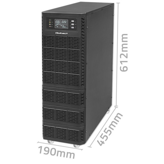 Zasilacz awaryjny UPS 6kVA | 6000W | Power Factor 1.0 | LCD | EPO| USB | On line 