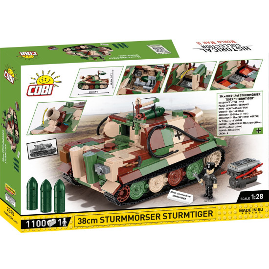 Klocki 38 cm Sturmmorser Sturmtiger