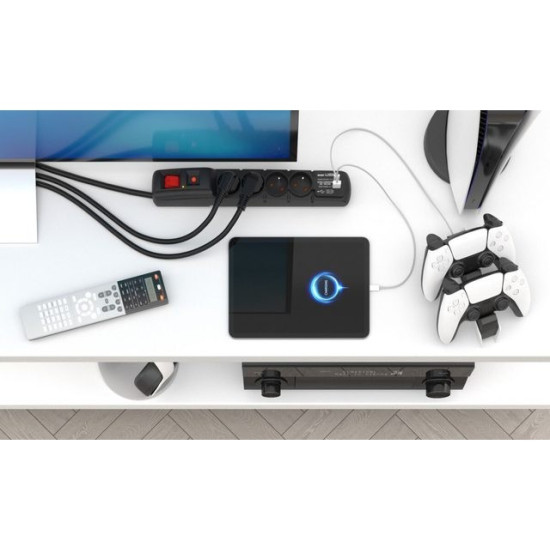 Listwa zasilająca F4 USB A+C 5M 4X 230V PD3.0 QC Czarna 