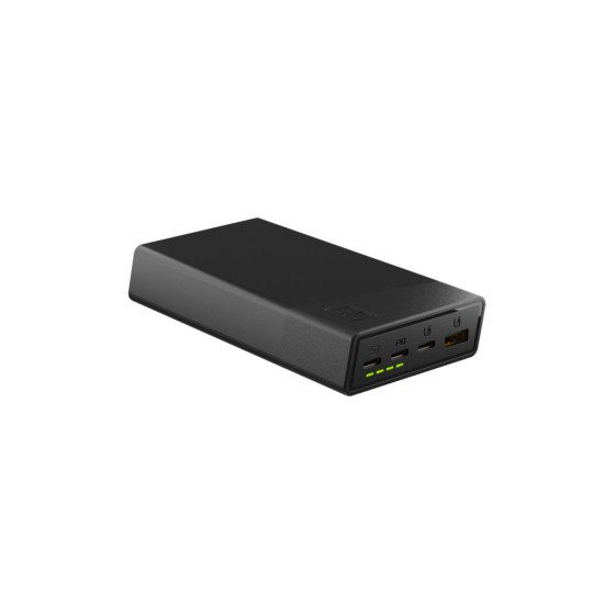 Powerbank PowerPlay 20S Czarny 20000mAh 22,5W 3x USB-C 1x USB-A 