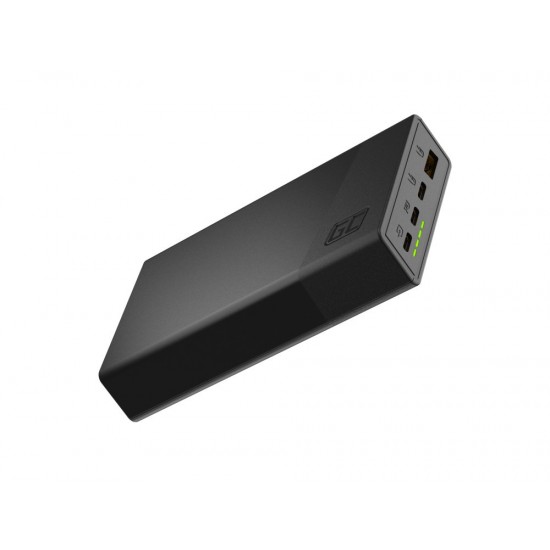 Powerbank PowerPlay 20S Czarny 20000mAh 22,5W 3x USB-C 1x USB-A 