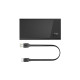 Powerbank PowerPlay 20S Czarny 20000mAh 22,5W 3x USB-C 1x USB-A 