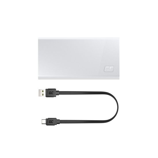 Powerbank PowerPlay 20S Biały 20000mAh 22,5W 3x USB-C 1x USB-A 