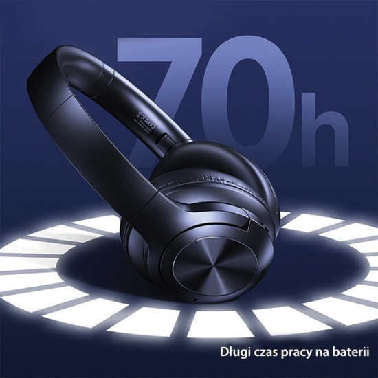 Słuchawki Bluetooth 5.3 nauszne US-YH Series czarne 