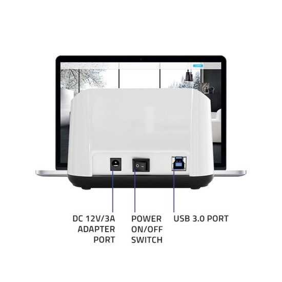 Stacja dokująca do dysków HDD SSD 2.5