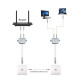 Adapter rozdzielacz LAN RJ-45/2XRJ-45 FTP 