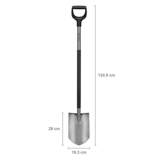 Szpadel ostry szary Ergonomic 1067511 