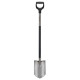 Szpadel ostry szary Ergonomic 1067511 