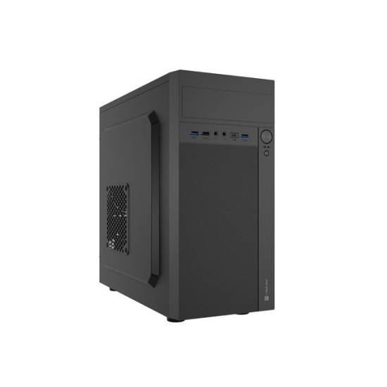 Obudowa Helix USB-C MATX Mini Tower Czarna 