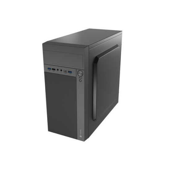 Obudowa Helix USB-C MATX Mini Tower Czarna 