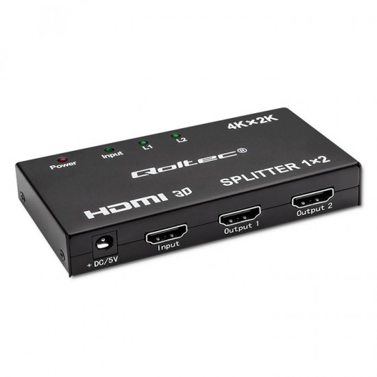 Aktywny rozdzielacz Splitter 2 x HDMI 4K x 2K | 3.4Gb/s 