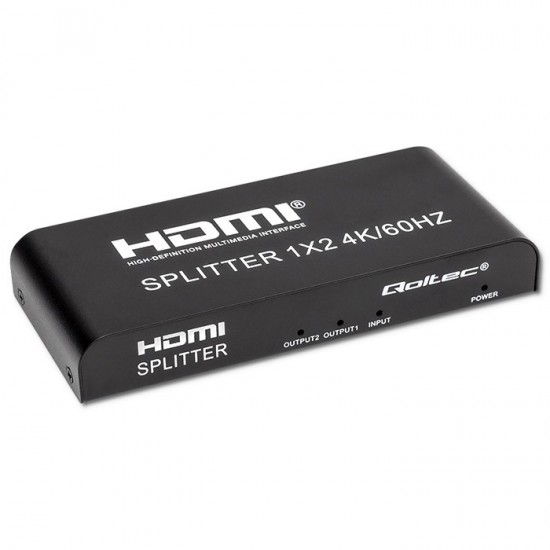 Aktywny rozdzielacz Splitter 2 x HDMI 4K x 2K | 6Gb/s | 60Hz 
