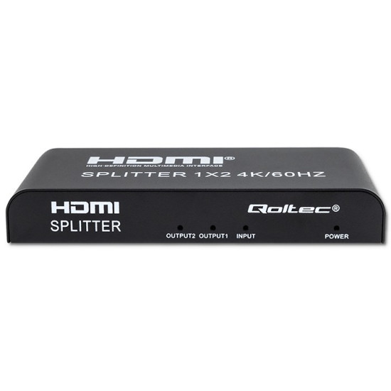 Aktywny rozdzielacz Splitter 2 x HDMI 4K x 2K | 6Gb/s | 60Hz 
