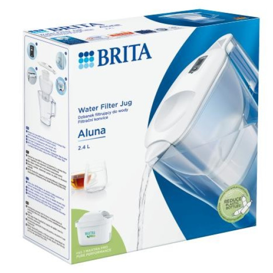 Dzbanek filtrujący Aluna 2,4l + 1 wkład PRO Pure Performance