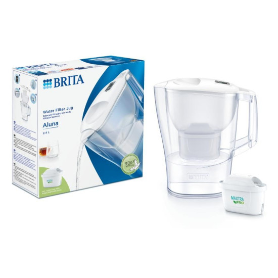 Dzbanek filtrujący Aluna 2,4l + 1 wkład PRO Pure Performance