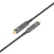 Kabel video USB C-C Optyczny 5m 4K 