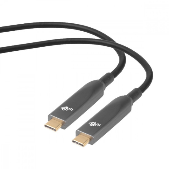 Kabel video USB C-C Optyczny 5m 4K 