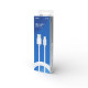Kabel USB-A - USB-C, 2A, 3m,  CL-168
