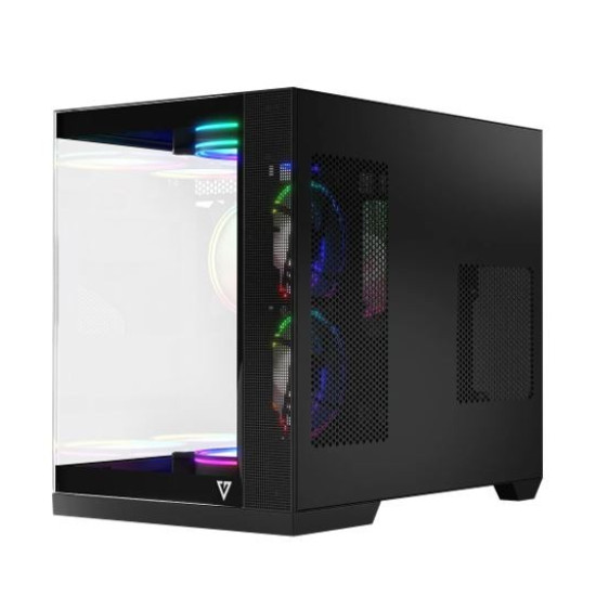 Obudowa komputerowa Volcano Panorama APEX ARGB 3F MIDI szara