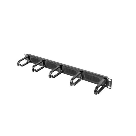 Organizer kabli do szaf 19cali 1U Typ A szary AK-1201-S 