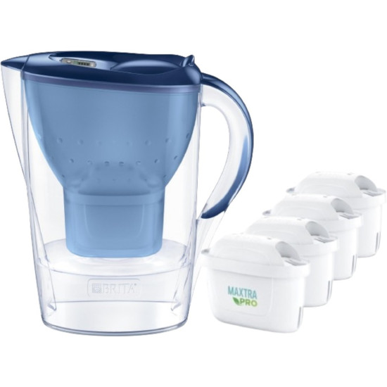 Dzbanek filtrujący 3,5l Marella XL + 4 wkłady Maxtra Pro Pure Performance niebieski
