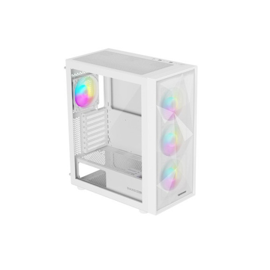 Obudowa Genesis Diaxid 605 ARGB MIDI TOWER USB-C Biała 