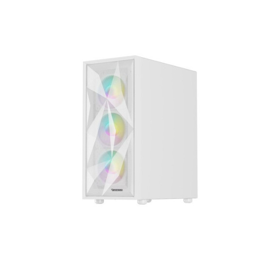Obudowa Genesis Diaxid 605 ARGB MIDI TOWER USB-C Biała 