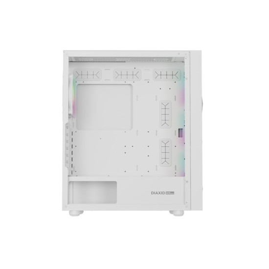 Obudowa Genesis Diaxid 605 ARGB MIDI TOWER USB-C Biała 