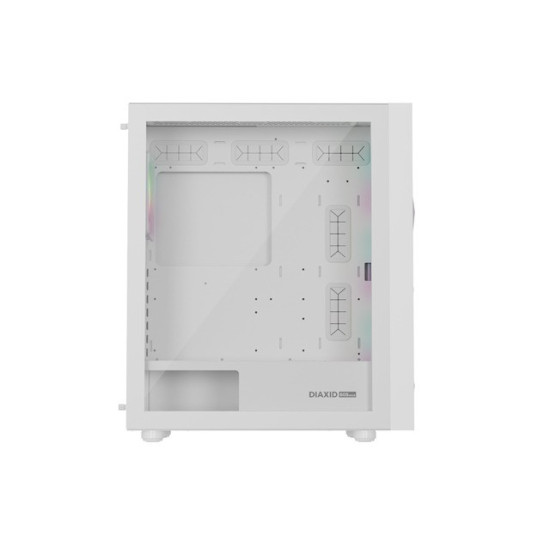 Obudowa Genesis Diaxid 605 ARGB MIDI TOWER USB-C Biała 