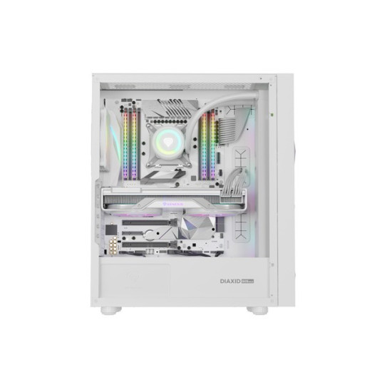 Obudowa Genesis Diaxid 605 ARGB MIDI TOWER USB-C Biała 