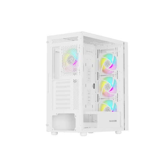 Obudowa Genesis Diaxid 605 ARGB MIDI TOWER USB-C Biała 