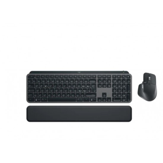 Klawiatura MX Keys S + mysz + podkładka Combo Graphite US 920-011614 
