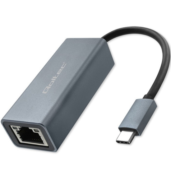 Adapter USB-C na RJ45 Ethernet | 1000Mbps | Aluminiowa obudowa 