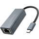 Adapter USB-C na RJ45 Ethernet | 1000Mbps | Aluminiowa obudowa 