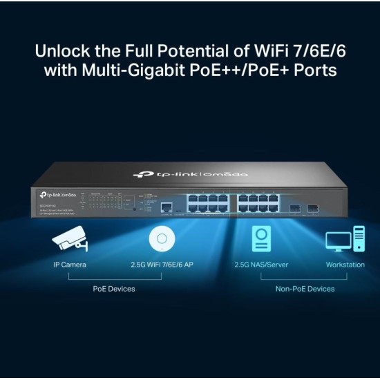 Przełącznik SG3218XP-M2  16x2.5GE PoE+ 2SFP+