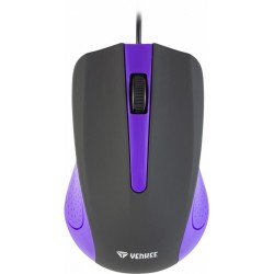 Mysz przewodowa USB, 3 przyciski, gumowana powierzchnia 