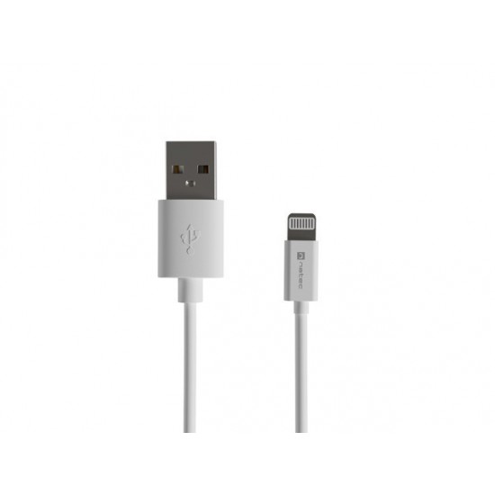 Kabel Lightning (M)->USB-A(M) 1m MFI Prati Biały 