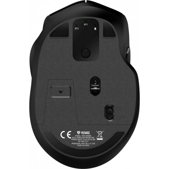 Mysz bezprzewodowa 2,4GHz DUAL WiFI+Bluetooth 