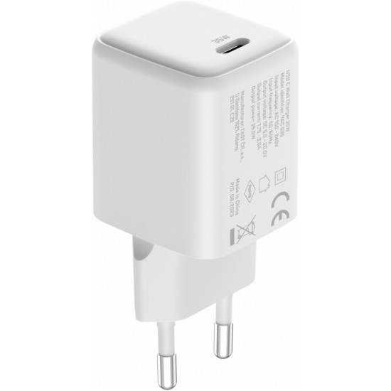 Ładowarka sieciowa USB C 35W 3A Power delivery 3.0 QC 3.0 Biała