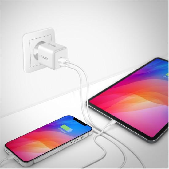 Ładowarka sieciowa USB C/A 20W/18W 3A Power delivery 3.0 QC3.0 