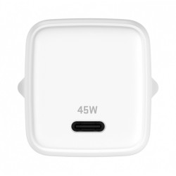 Ładowarka sieciowa USB C 45W 3A Power delivery 3.0 QC3.0 Biała
